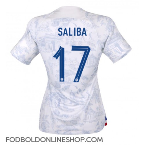 Frankrig William Saliba #17 Udebanetrøje Dame VM 2022 Kortærmet